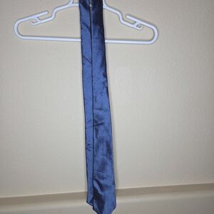 Christian Dior Blue Silk Tie w/ Red Polka Dots | Luxury Designer Necktie